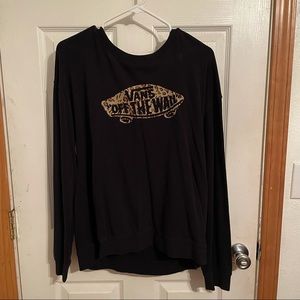 Vans Leopard Print Sweatshirt Crewneck